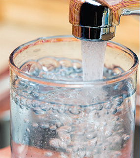 Fresh Drinking Water from Private Well Water
